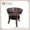Antique rustic walnut reproduction furniture Birch wood coffee table
