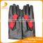 2016 ladies cheap touch-screen checker design cloth gloves with imitation leather palm