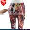 Latest design multiple patterns mixed vivid color sexy women's printed leggings on promotion