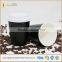 Black Color Kraft Ripple Paper Hot Cups with ps lids
