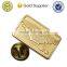 wholesale manufacture promotional custom Gold badge for gift