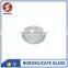 customized polished borosilicate glass lamp cover best price