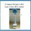 Compact Design Flange Clamped Vortex Flow Meter With Digital Display