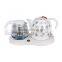 the Middle East new design glass keep warm double electric ceramic kettle