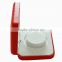 Wholesale Red PU Leather Metal Jewelry Packaging Boxes