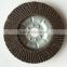 Branded Calcined Flap disc 100mm Aluminum cover high quality flap disc