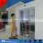 automatic residential door with security glass