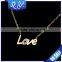 Fashion Necklace 2016 Love Shaped 18K Gold Plated Necklace Wholesale