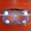 2016 medical safety goggles 4 indirect vents PVC clear lens safety goggles CE en 166 standard safety goggles with price