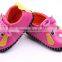 dog pattern cheap comforatble baby walking shoes /soft PU baby shoes