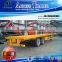 3 Axles Flatbed Semi Trailer for Container