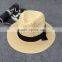Straw Panama Fashion Wide Brim Hat Fashion Floppy Ladies Dress Hats Wholesale Quality Choice