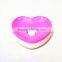Heart-shape plastic soap box,soap holder