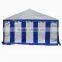 4x8m Heavy Duty White&blue PVC Wedding Tents With Enhanced Frame, Pary Tents, Carports