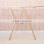 New arrive butterfly shape folding multifunction aluminium clothes rack