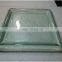 Square Clear Glass Serving Plate Shallow Dish