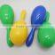 promotional gift items toys plastic sand hammer with three color for children's toys