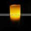 3*6 crater shaped wax shell led candle