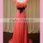 Stylish cap sleeve sexy arabic style prom dress