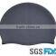 Fashionable Promotional Custom Logo Printed Silicone Swimming Cap