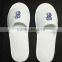 100% Cotton Towel fabric Close Toe Style Disposable Hotel Slippers