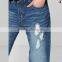 top design cheap price women cotton jeans (JXA129 )
