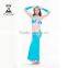 Wuchieal wholesale 2015 Elegant Spandex Long Arabian Ballroom Performance Costume Dress for Women