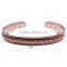 Factory directly top quality pure cooper jewelry brass bracelet energy health bio magnetic bangle energy bangle for women