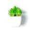 Artificial Aloe Succulents in White Ceramic Planter