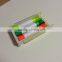 gel crayon highlighter pen in plastic box with push button