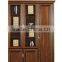 Classical two three four door MDF with cherry wood veneer office file cabinet bookcase