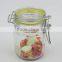 200ml Glass Spice jar with Glass Locklid &Silicon Ring