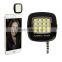 Made in China Mini 16 LED Night Using Selfie Enhancing Dimmable Flash Light Mobile Phone