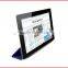 2015 fashion Waterproof belk leather smart cover cases for ipad 2 3 4 with high qulity PU lleather cover for ipad