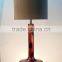 eco-friendly crackle traditional glass table lamp with empire shade for kids reading using
