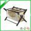 Convenience wooden hotel luggage rack