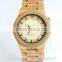 New arrival latest design all natural wooden case wood strap high quality wooden wrist watch