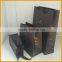 Face Eye Treatment Cosmetics Carrier Bag Gold Logo Black Eyelets Bag