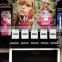 Madrid cleanser display panel makeup display panel fragrance display panel