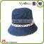 Wholesale Black Cotton Custom Design Cheap Bucket Hat With Lining