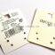 white earring jewelry card with custom logo