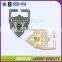 New fashion design gold metal name badge for pants