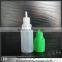 Hot e liquid bottles 10ml pe plastic dropper bottles with tamperproof cap braille triangle pe bottles wholesale