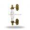 Fancy Clear Glass Pot Style Handle