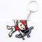 Custom colorful rubber soft pvc keychian