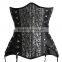 MIDNIGHT CLASPED OVERBUST CORSET WAIST TRAINER