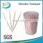 wooden toothpick barrels for sale / chinese tableware / plastic toothpicks / Birch wood toothpick / toothpick dispenser