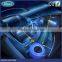 Flexible no UV radiation 2.5mm side glow polymer fiber optic cable for car decoration