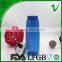 BPA free cylinder empty clear water 750ml PCTG bottle for drink