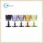 embossed thick stem wine glass